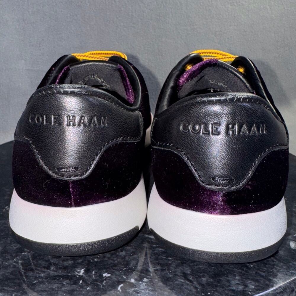 Cole Haan Grandpro Tennis Malbec Velvet Lightweight Sneakers Purple Size 9.5B US - Picture 4 of 11